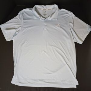 Mens Adidas Light Blue Golf Polo Size XL